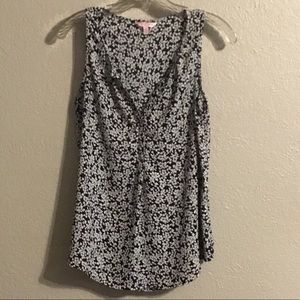 Candies Floral Sleeveless Top